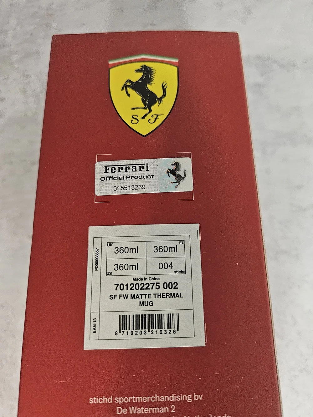 Ferrari red travel